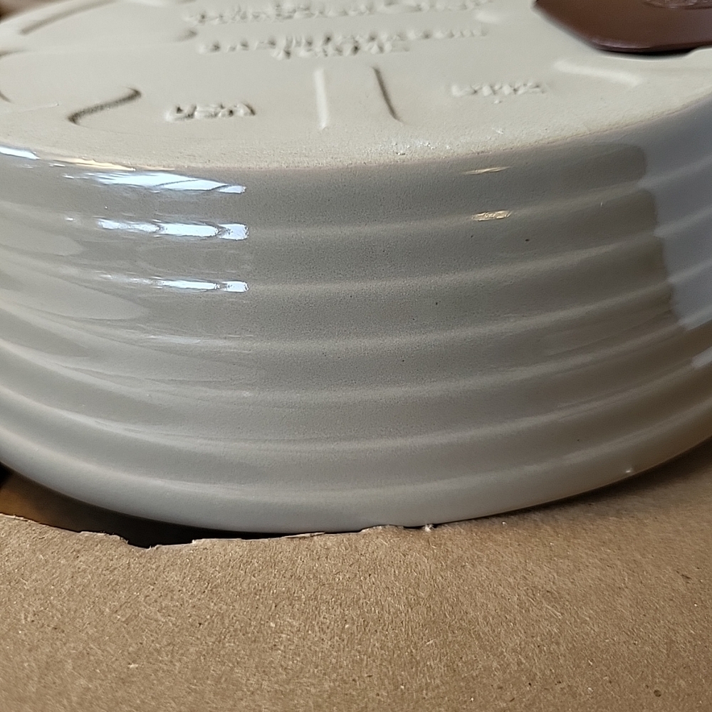 Pampered Chef Taupe Mini Baker New In Box - Picture 3 of 4